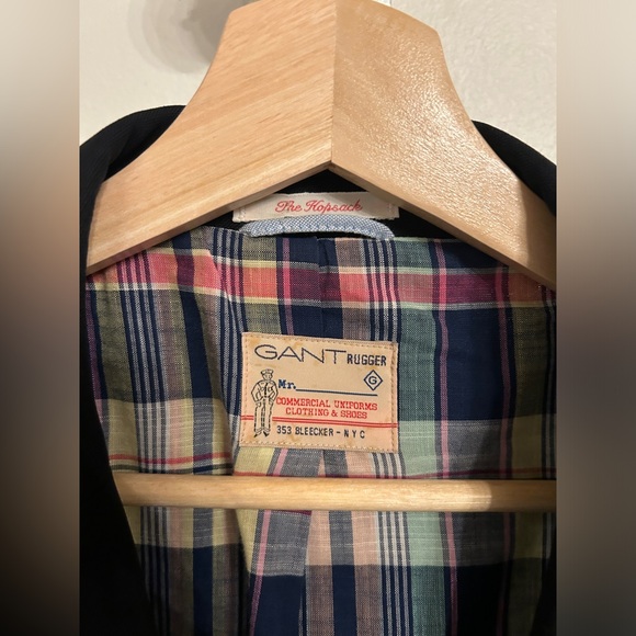 Gant Rugger “The Hopsack” blazer, navy wool, EU 54/US 44 - Picture 4 of 10